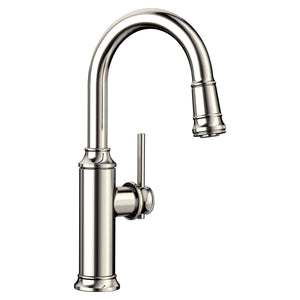 Alternate Image for Blanco Empressa 1.5 GPM Brass Bar Faucet, Pull-Down, Polished Nickel, 442514