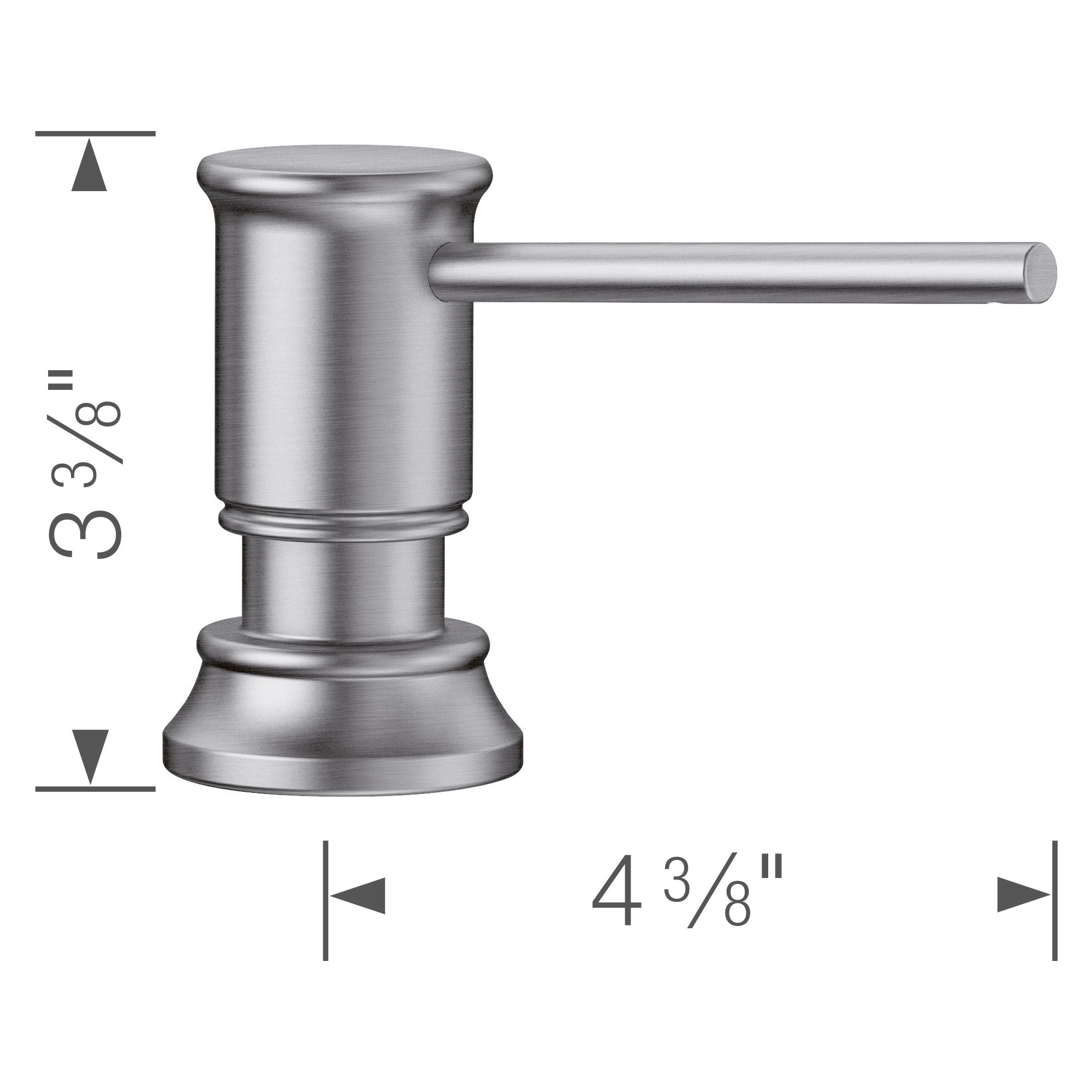Blanco Empressa Soap Dispenser - PVD Steel, 442517
