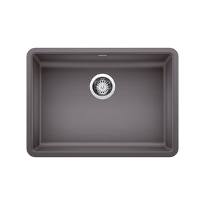 Alternate Image for Blanco Precis 25" Undermount Granite Composite ADA Compliant Kitchen Sink, Silgranit, Cinder, 442539