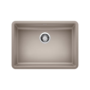 Alternate Image for Blanco Precis 25" Undermount Granite Composite ADA Compliant Kitchen Sink, Silgranit, Truffle, 442540