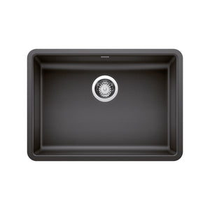 Alternate Image for Blanco Precis 25" Undermount Granite Composite ADA Kitchen Sink, Silgranit, Anthracite, 442543