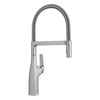 Blanco Rivana 1.5 GPM Brass Kitchen Faucet, Semi-Pro, Stainless, 442676