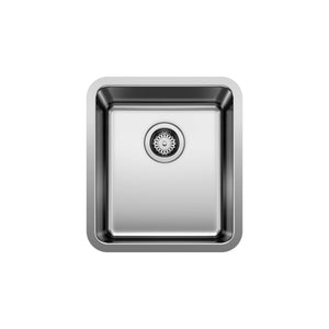 Alternate Image for Blanco Formera 16" Rectangle Stainless Steel Bar/Prep Sink, 18 Gauge, Satin Polish, 442767