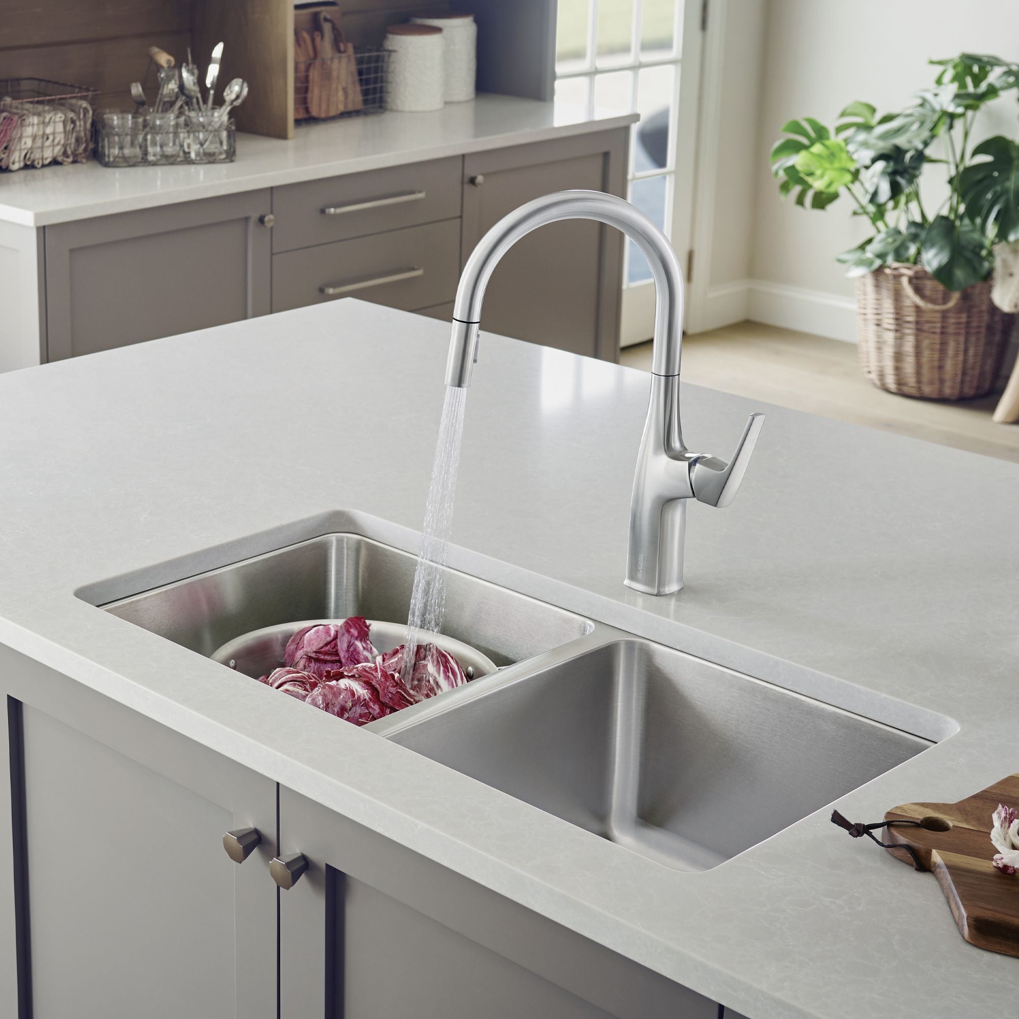 Blanco Formera 33" Undermount Stainless Steel Kitchen Sink, 50/50 Double Bowl, 18 Gauge, Satin Polish, 442768
