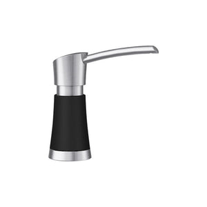Alternate Image for Blanco Artona Soap Dispenser - PVD Steel/Coal Black, 442902