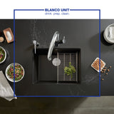 Blanco Lato Soap Dispenser - Chrome/Coal Black, 402574