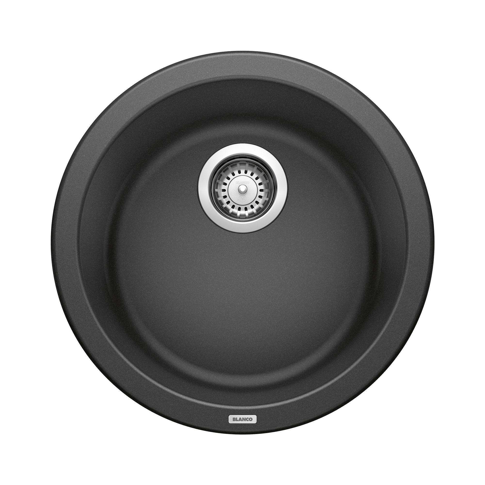Blanco Rondo 18" Round Granite Composite Bar/Prep Sink, Silgranit, Anthracite, 511632