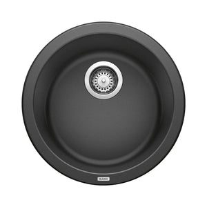 Alternate Image for Blanco Rondo 18" Round Granite Composite Bar/Prep Sink, Silgranit, Anthracite, 511632