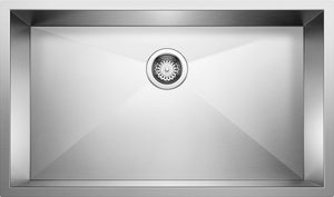 Alternate Image for Blanco Precision 32" Undermount Stainless Steel Kitchen Sink, 18 Gauge, Satin Polish, 512747