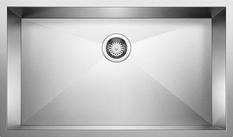 Blanco Precision 32" Undermount Stainless Steel Kitchen Sink, 18 Gauge, 512747