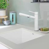 Blanco Precis 21" Undermount Granite Composite Kitchen Sink, Silgranit, White, 513426