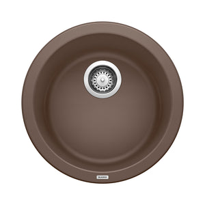 Alternate Image for Blanco Rondo 18" Round Granite Composite Bar/Prep Sink, Silgranit, Cafe, 515803