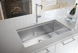 Blanco Precision 32" Undermount Stainless Steel Kitchen Sink, 18 Gauge, 515820