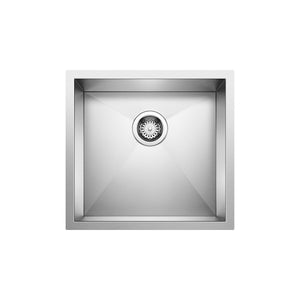 Alternate Image for Blanco Precision 19" Undermount Stainless Steel Kitchen Sink, 18 Gauge, Satin Polish, 516209