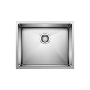 Alternate Image for Blanco Precision 22" Undermount Stainless Steel Kitchen Sink, 18 Gauge, Satin Polish, 516223