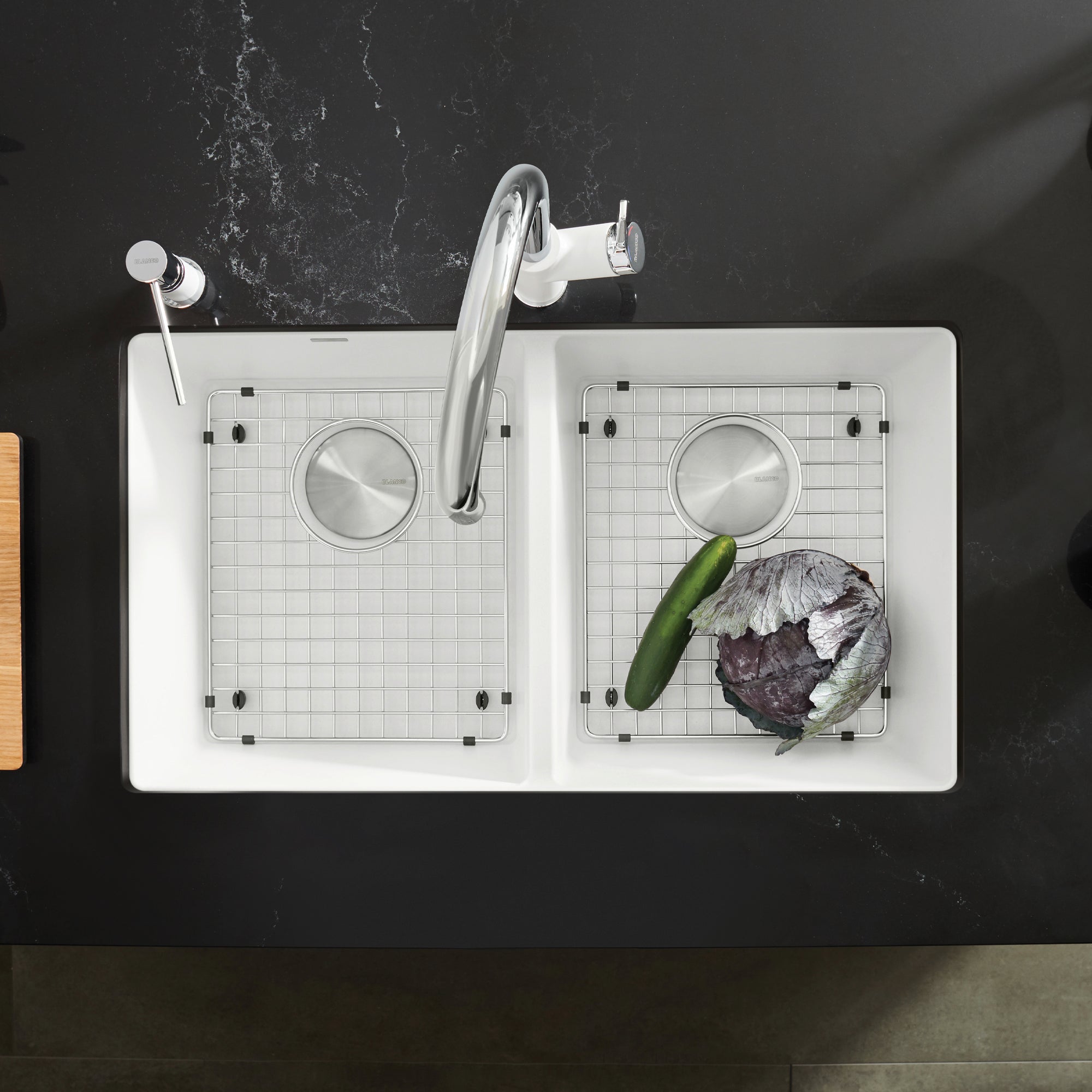 Blanco Precis Grid (Precis 16" Equal Double Bowl), 516363