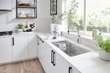 Blanco Quatrus 32" Undermount Stainless Steel Kitchen Sink, 18 Gauge, 518172