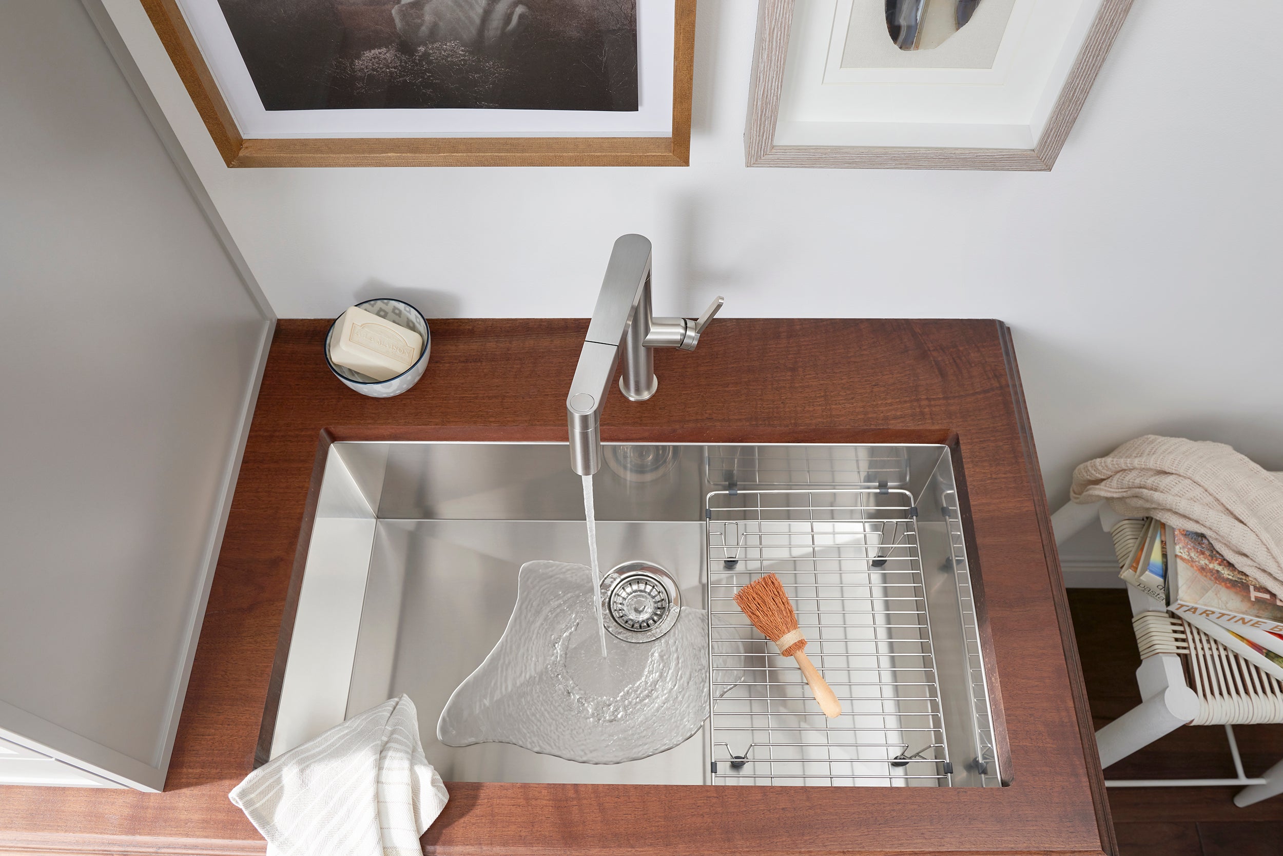 Blanco Quatrus 32" Undermount Stainless Steel Kitchen Sink, 18 Gauge, 518172