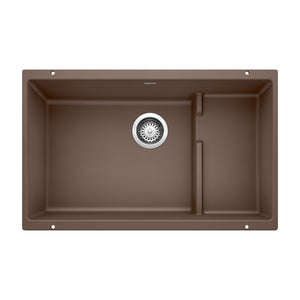 Alternate Image for Blanco Precis 29" Undermount Granite Composite Kitchen Sink with Accessories, Silgranit, Cafe, 519457