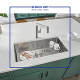 Blanco Quatrus 32" Undermount Stainless Steel Kitchen Sink, 18 Gauge, 519548
