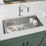 Blanco Quatrus 32" Undermount Stainless Steel Kitchen Sink, 18 Gauge, 519548