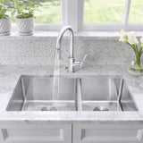 Blanco Quatrus 33" Undermount Stainless Steel Kitchen Sink, 60/40 Double Bowl, 18 Gauge, 519550