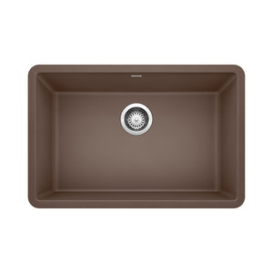 Alternate Image for Blanco Precis 27" Undermount Granite Composite Kitchen Sink, Silgranit, Cafe, 522433