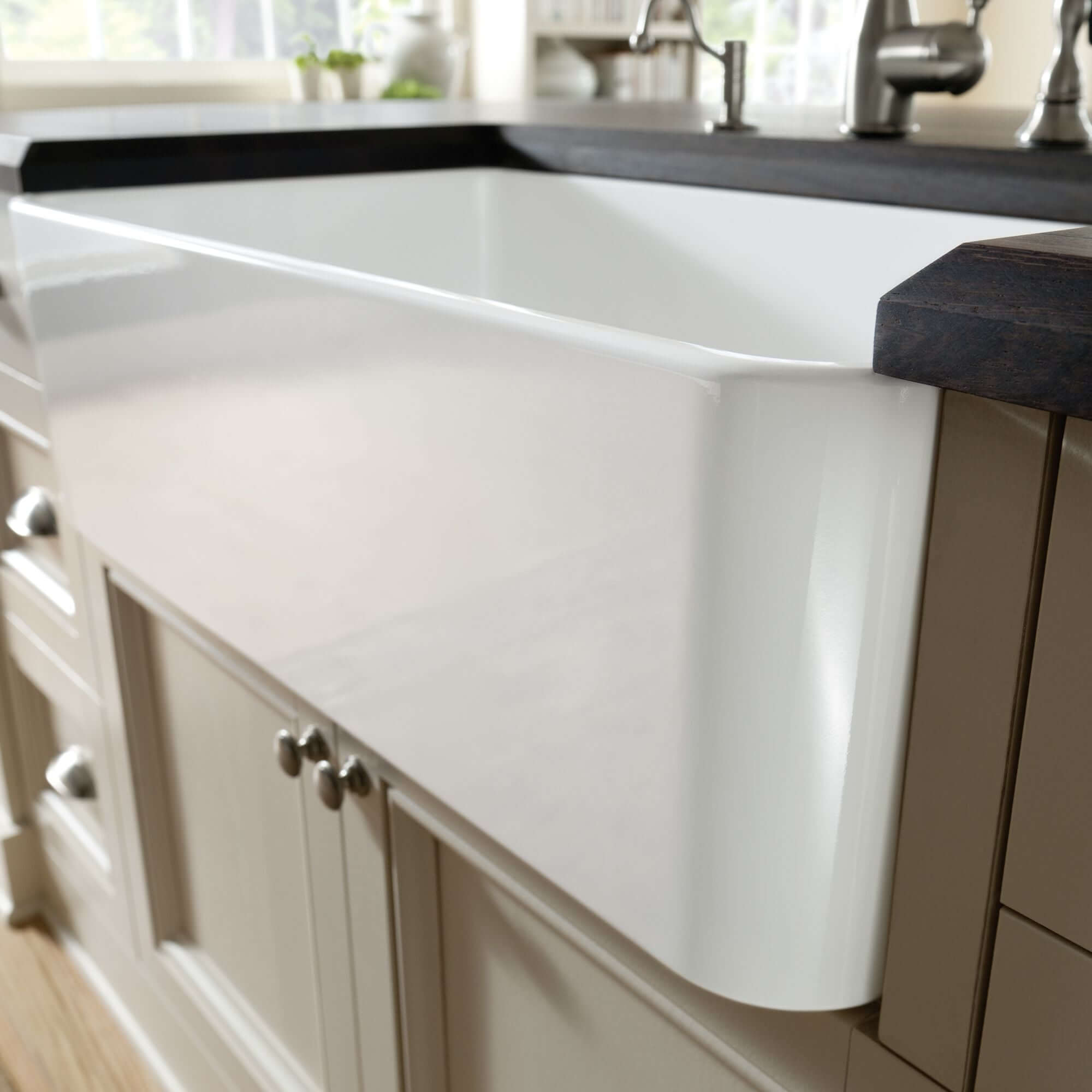 Blanco Cerana 30" Fireclay Farmhouse Sink, White, 525010