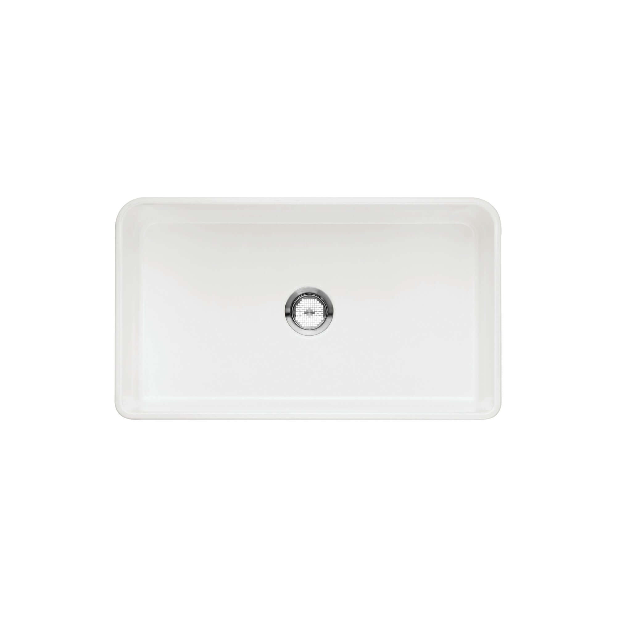 Blanco Cerana 33" Fireclay Farmhouse Sink, White, 525012