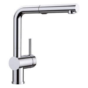Alternate Image for Blanco Linus 1.5 GPM Brass Kitchen Faucet, Pull-Out, Polished Chrome, 526365