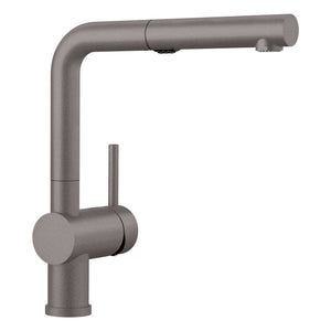 Alternate Image for Blanco Linus 1.5 GPM Brass Kitchen Faucet, Pull-Out, Metallic Gray, 526370