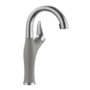 Alternate Image for Blanco Artona 1.5 GPM Brass Bar Faucet, Pull-Down, Metallic Gray/Stainless, 526383