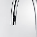 Blanco Urbena 1.5 GPM Brass Kitchen Faucet, Pull-Down, Cinder/Chrome, 526395