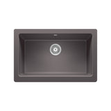 Blanco Vintera 30" Granite Composite Workstation Farmhouse Sink, Silgranit, Cinder, 526539