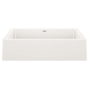 Alternate Image for Blanco Vintera 30" Granite Composite Workstation Farmhouse Sink, Silgranit, White, 526541
