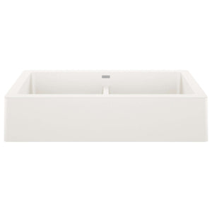 Alternate Image for Blanco Vintera 33" Granite Composite Workstation Farmhouse Sink, Silgranit, 50/50 Double Bowl, White, 526550