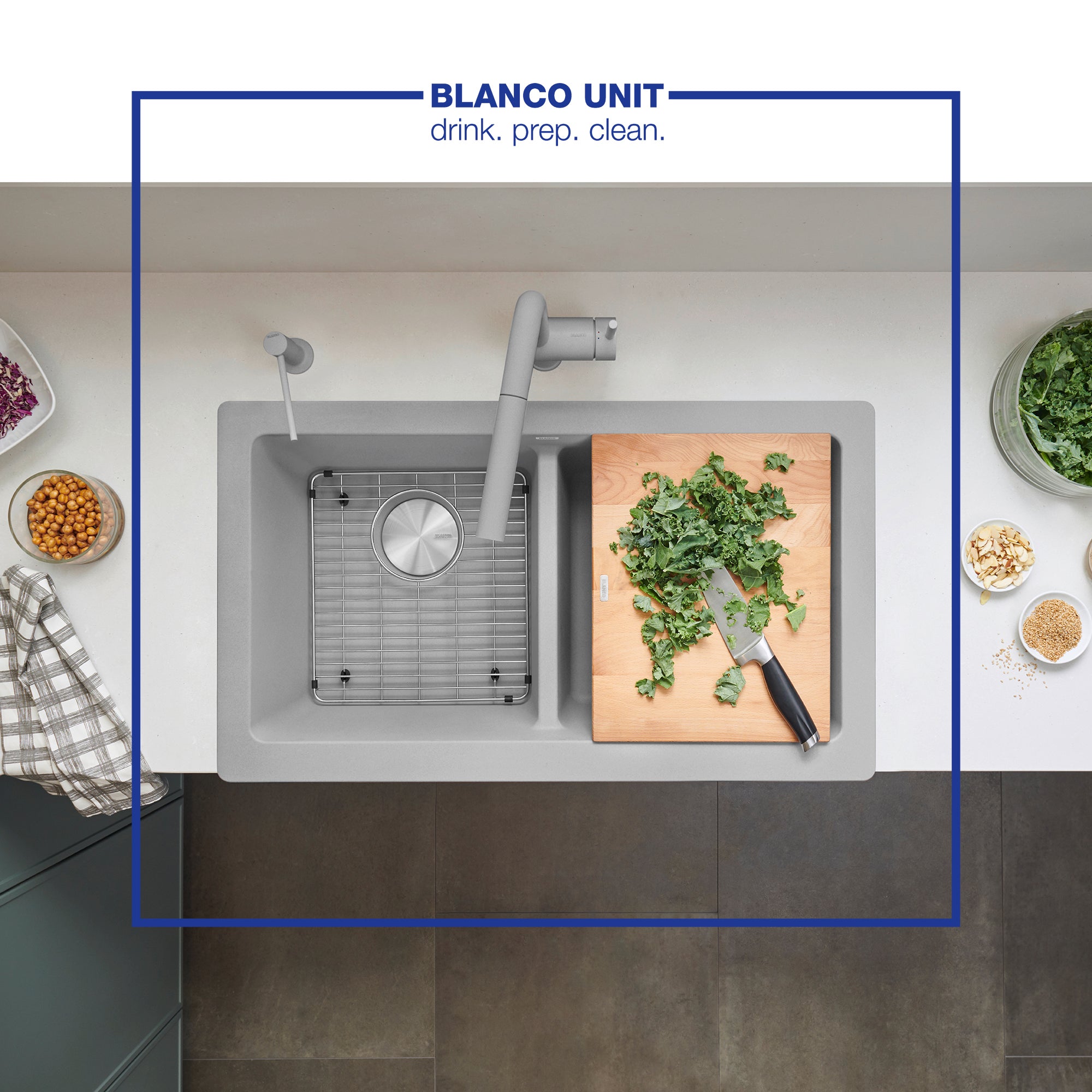 Blanco Stainless Steel Sink Grid Vintera Equal Double Bowl