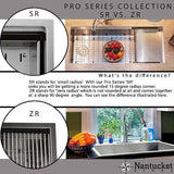 Nantucket Sinks Pro Series 33" 304 Stainless Steel Workstation Farmhouse Sink with Accessories, 16 Gauge, AP-PS-3221-16