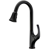 Dawn 15" 1.8 GPM Pull Out Kitchen Faucet, Dark Brown Finish, AB04 3277DBR