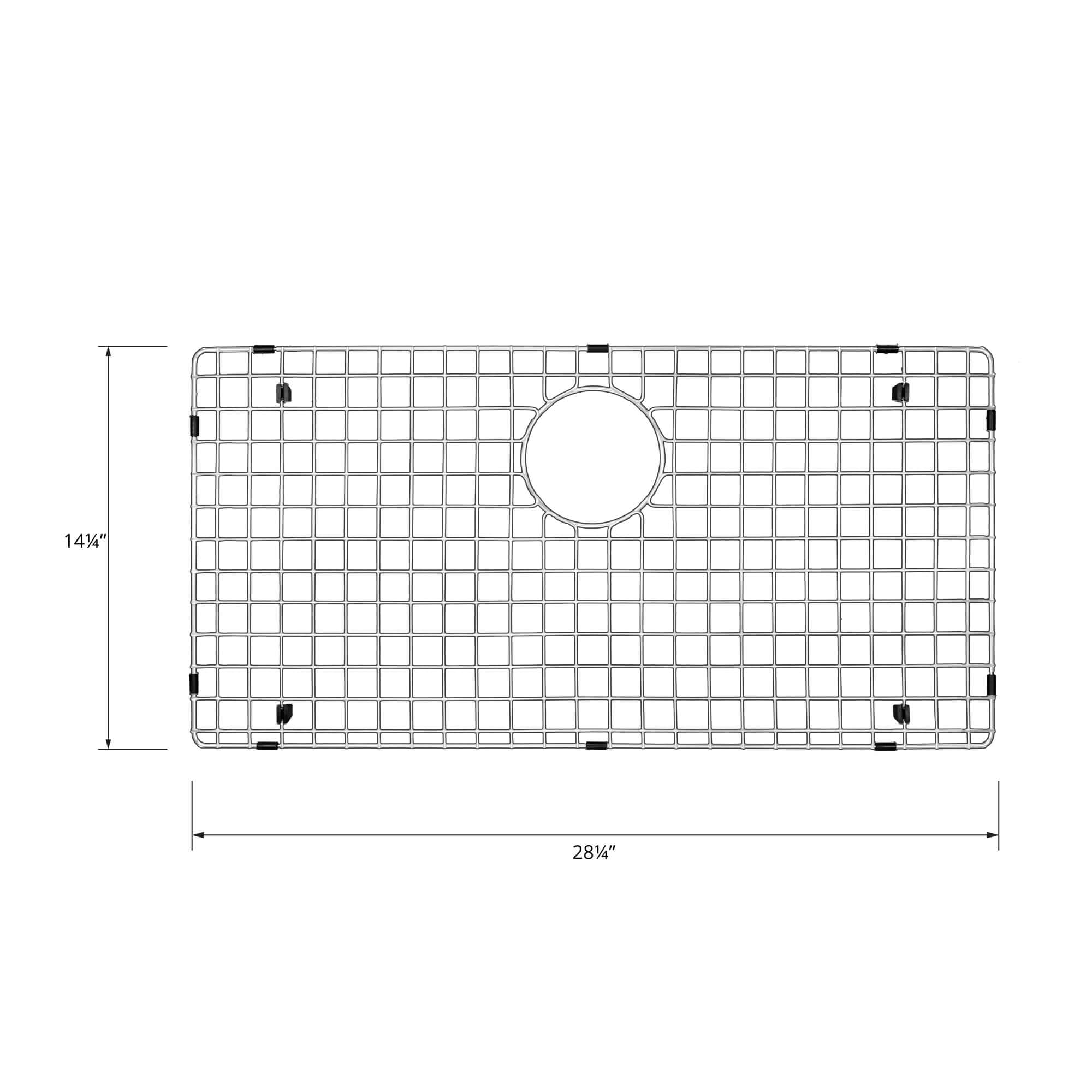 Karran GR-6021 Stainless Steel Bottom Grid 28 1/4" x 14 1/4" fits on QT-812 and QU-812