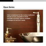 Houzer 17" Stainless Steel Topmount Bathroom Sink, Round, CRT-1620-1 - The Sink Boutique