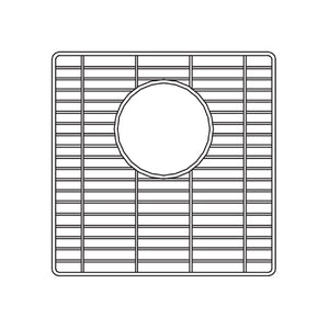 Alternate Image for Houzer 12" Stainless Steel Bottom Grid, 629804
