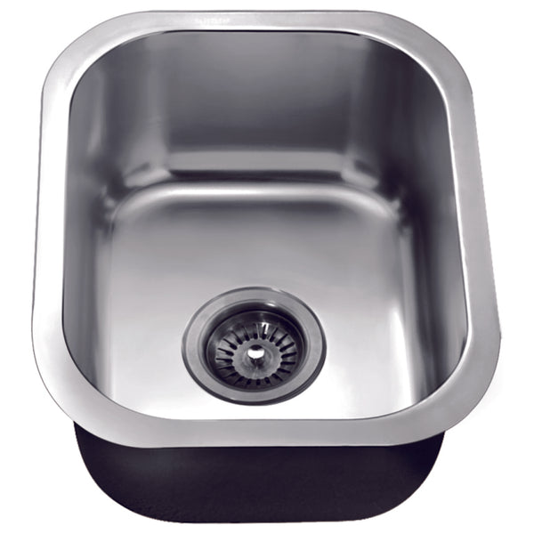 Dawn 14" Stainless Steel Undermount Kitchen Sink, BS1215