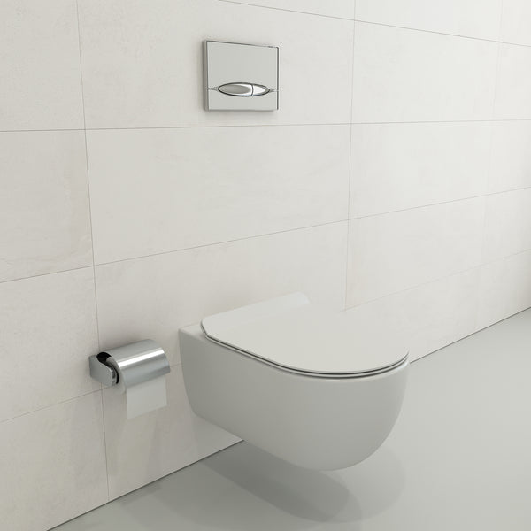 BOCCHI Vettore Soft-Close Toilet Seat in Matte White, A0330-002