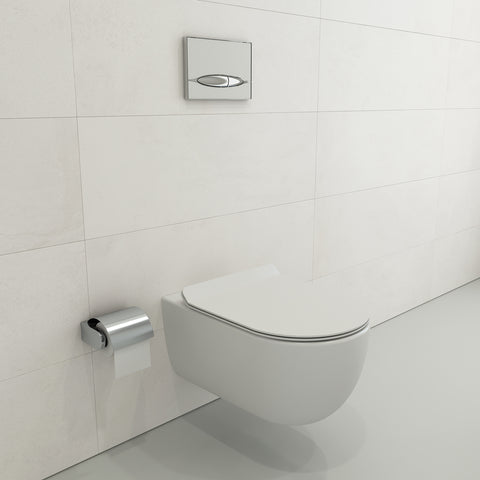 BOCCHI Vettore Soft-Close Toilet Seat in Matte White, A0330-002