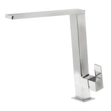 ALFI Square Modern Polished Stainless Steel Kitchen Faucet, AB2047-PSS - The Sink Boutique