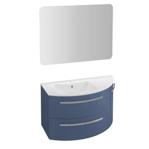 Latoscana 38" Modern Bathroom Vanity Left Side Corner, Ameno Series, AM38OPT1