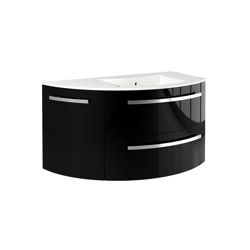 Latoscana 38" Modern Bathroom Vanity Right Side Corner, Ambra Series, am38opt2 - The Sink Boutique