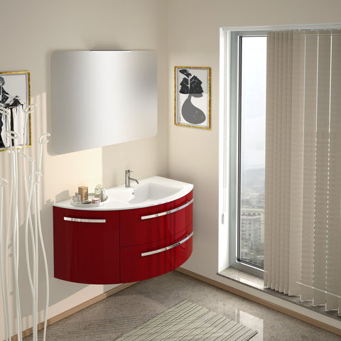 Latoscana 38" Modern Bathroom Vanity Right Side Corner, Ambra Series, am38opt2 - The Sink Boutique