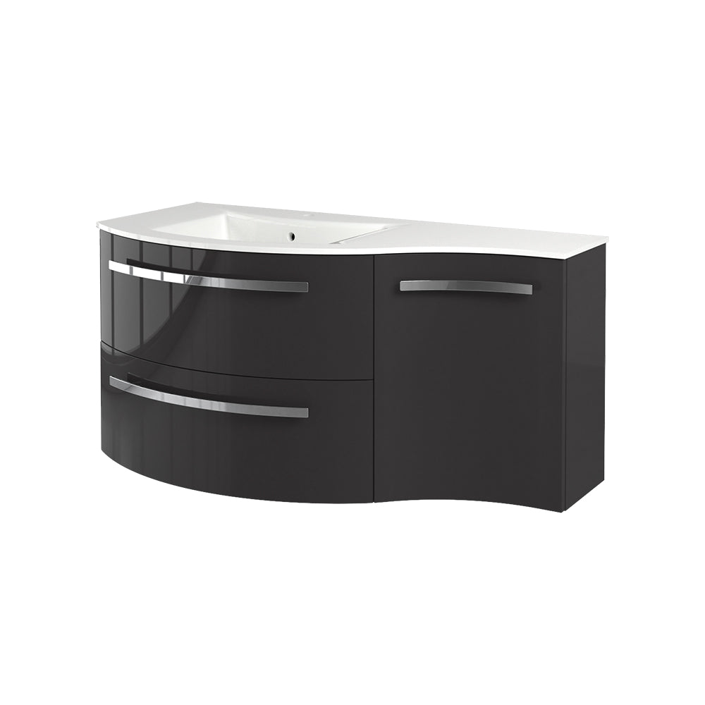 Latoscana 43" Modern Bathroom Vanity, Right Side Cabinet, Ambra Series - The Sink Boutique